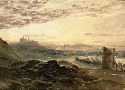 Ein Panoramablick auf Edinburgh von Samuel Bough